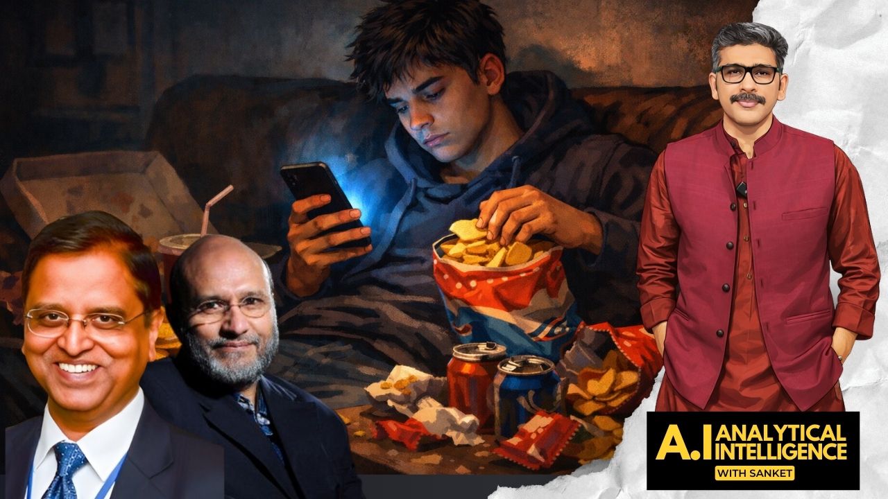 Why Economic Survey talks about obesity, mobile addiction? AI With Sanket