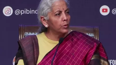 Nirmala Sitharaman addressing post-budget press conference Nirmala Sitharaman addressing post-budget press conference