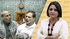 Rahul Gandhi attempted to read from a magazine mentioning excerpts of former Army chief Gen MM Naravane’s unpublished memoir, Four Stars of Destiny Rahul Gandhi attempted to read from a magazine mentioning excerpts of former Army chief Gen MM Naravane’s unpublished memoir, Four Stars of Destiny