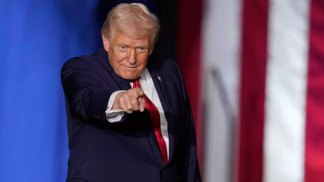 US President Donald Trump