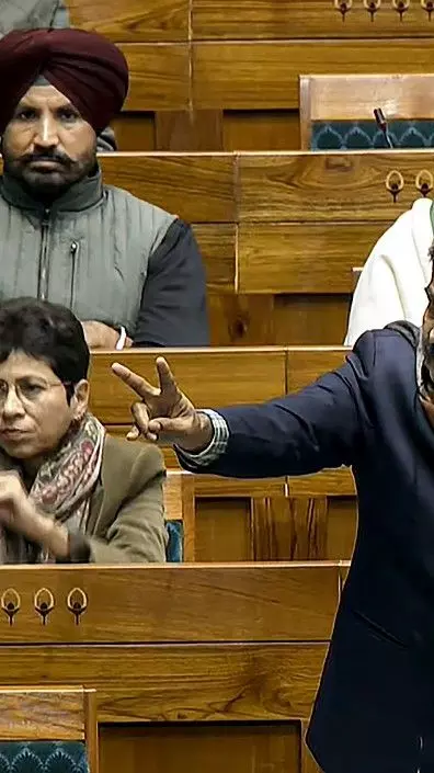 Rahul Gandhi in Lok Sabha