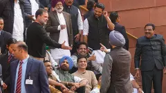 Rahul Gandhi and Ravneet Singh Bittu