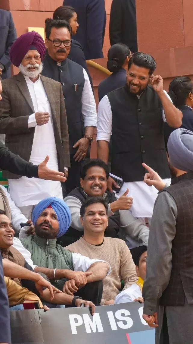 Rahul Gandhi and Ravneet Singh Bittu