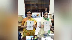 Mamata Banerjee and Chandrima Bhattacharya