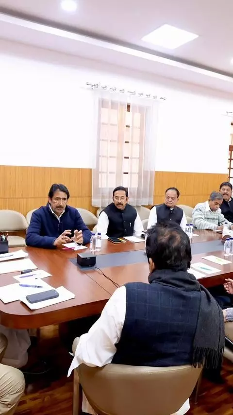 Bengal leaders of the Congress party meets the high command