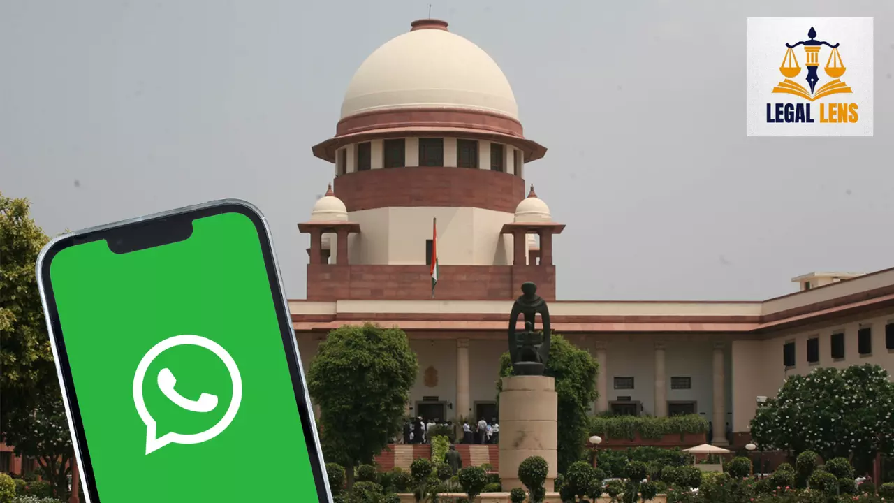 The Supreme Court has taken on WhatsApp over its privacy policy.