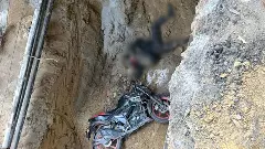 Biker dies after plunging into massive pit dug by Delhi Jal Board