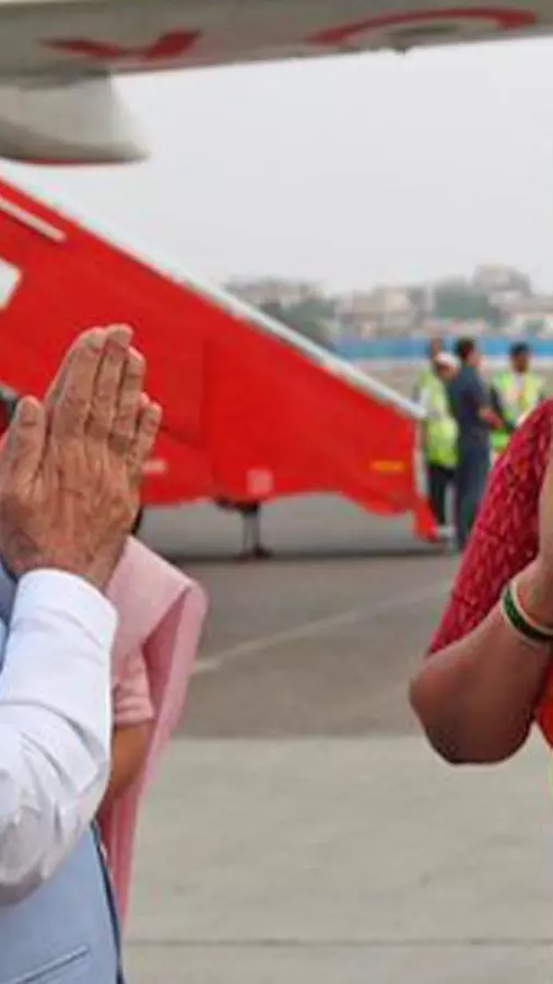Ritu Tawde with PM Narendra Modi