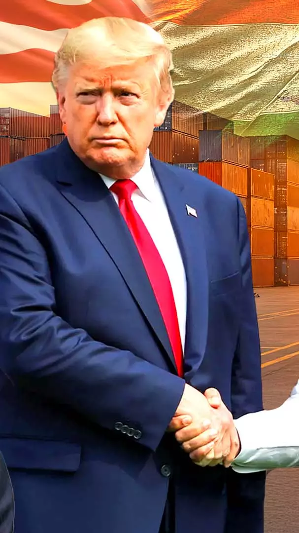 Biswajit Dhar speaking during an interview on the US–India interim trade deal and its economic implications.