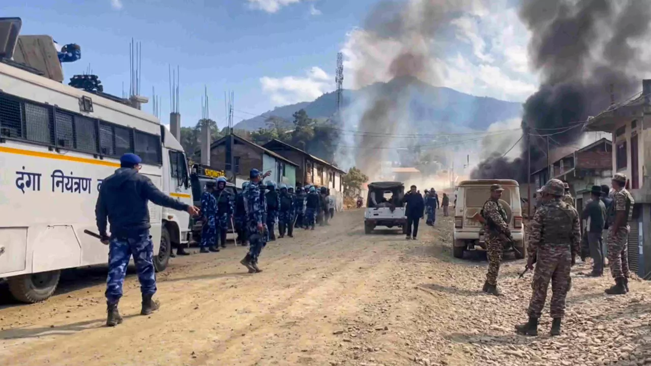 Fresh violence in Ukhrul district of Manipur Fresh violence in Ukhrul district of Manipur