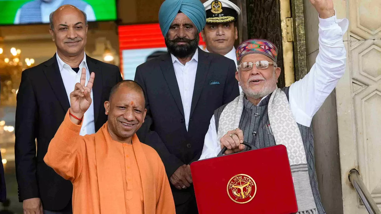 Yogi Adityanath, Suresh Kumar Khanna, UP budget 2026 Yogi Adityanath, Suresh Kumar Khanna, UP budget 2026