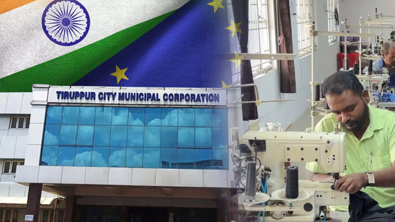 Tiruppur textile exports revival amid deal Tiruppur textile exports revival amid deal