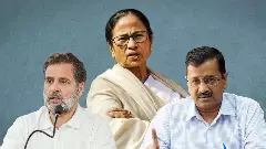 Mamata Banerjee, Rahul Gandhi, Arvind Kejriwal