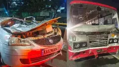 Fatal road crash involving KSRTC bus in Nelamangala leaves five dead