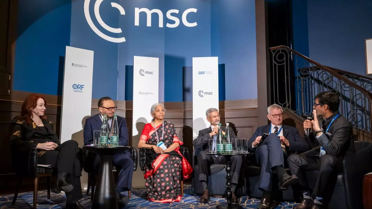 Nirmala Sitharaman and S Jaishankar at Munich 2026 Nirmala Sitharaman and S Jaishankar at Munich 2026