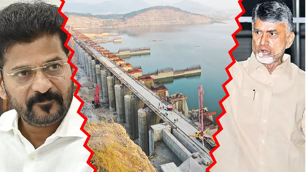 Polavarama dispute has intensified again between Telangana and Andhra Pradesh