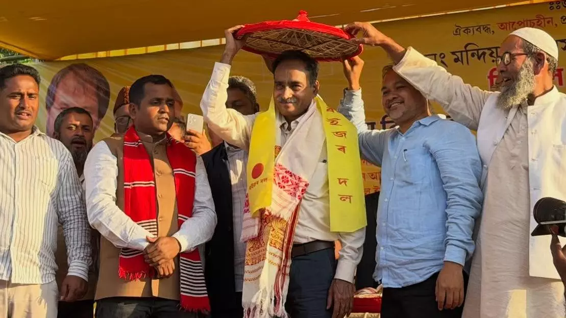 Amid Bhupen Borahs BJP hop, suspended Assam Congress MLA switches to Raijor Dal Amid Bhupen Borahs BJP hop, suspended Assam Congress MLA switches to Raijor Dal