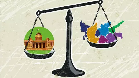 Federal state, Federalism, Centre, Union government, State government, BJP, Congress, NITI Aayog, Finance Minister