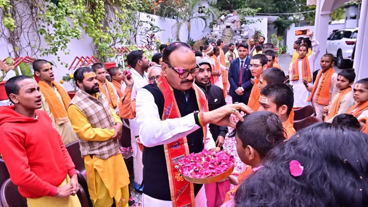 UP Deputy Chief Minister Brajesh Pathak