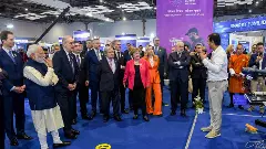 PM Modi with delegates and leaders from across the world at AI Summit PM Modi with delegates and leaders from across the world at AI Summit