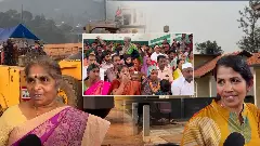 Beneficiaries from landslide-hit Chooralmala and Mundakkai gather during the house allotment process in the Kalpetta rehabilitation township in Wayanad.