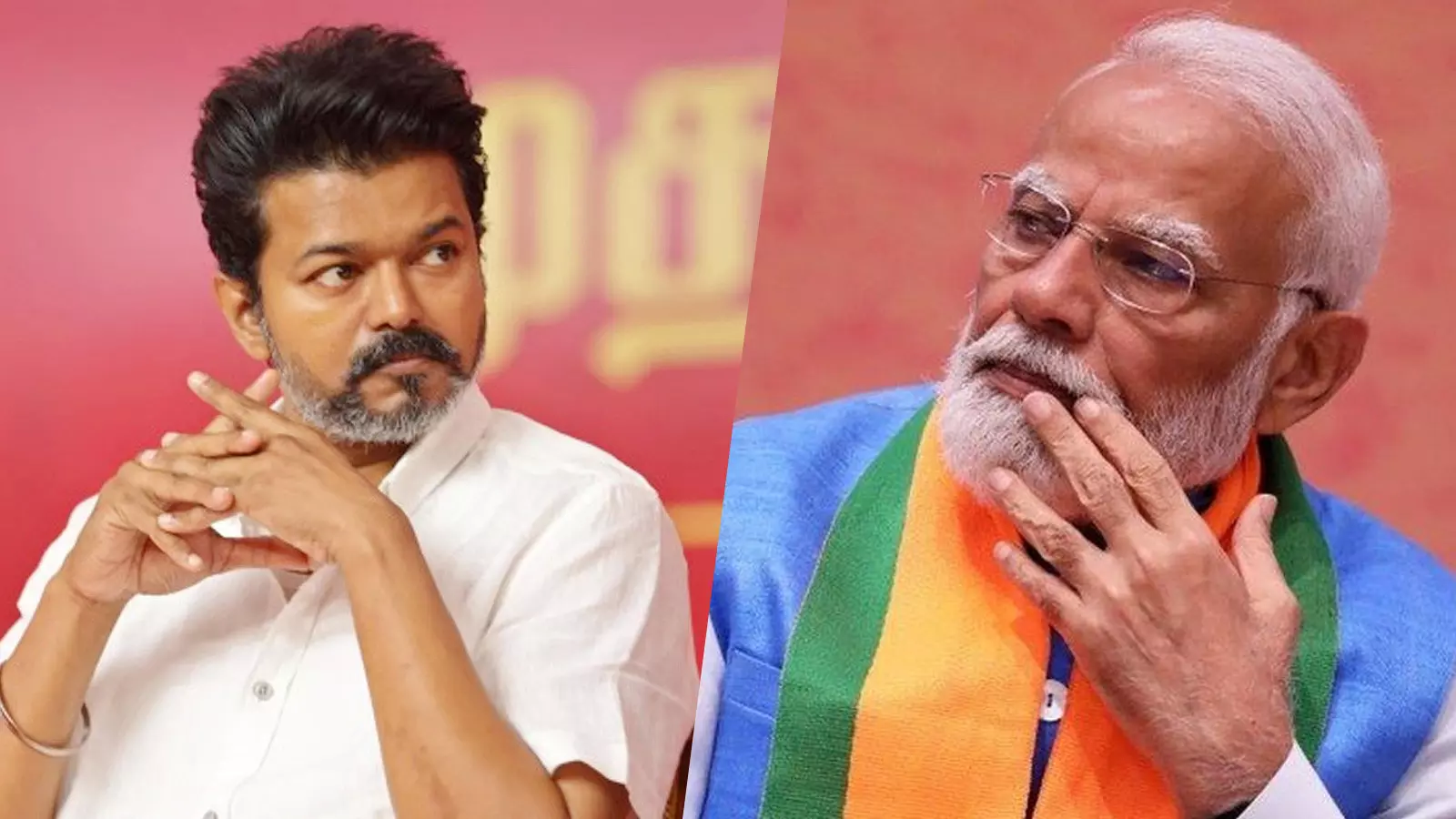 Vijay and PM Narendra Modi Vijay and PM Narendra Modi