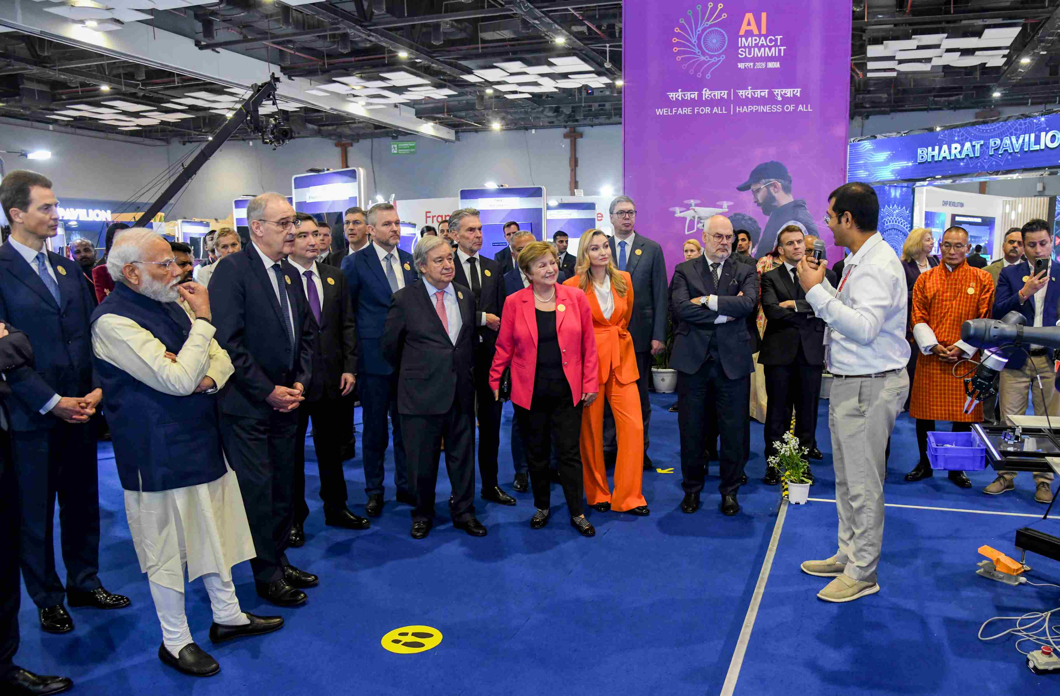 PM Modi holds AI startup roundtable, nine bilaterals with global leaders