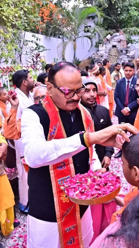 UP Deputy Chief Minister Brajesh Pathak