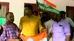 Kerala Youth Congress protest outside Veena George house