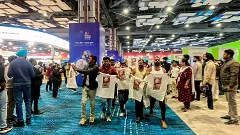 Indian Youth Congress (IYC) workers stage a shirtless protest