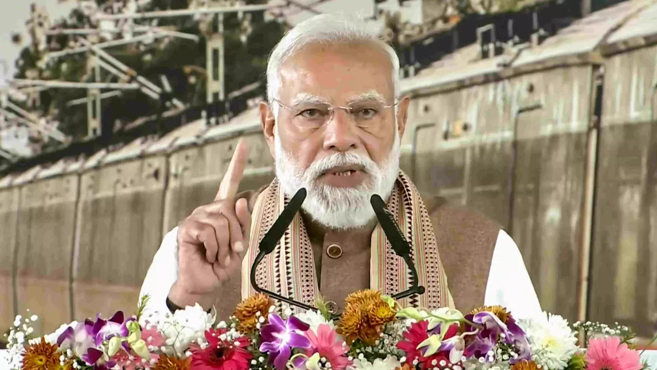 Prime Minister Narendra Modi in Meerut