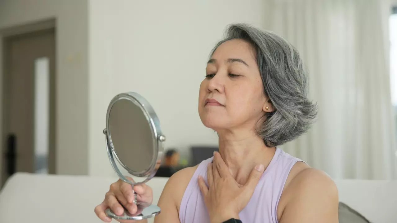 Asian adult people middle age old woman Asian adult people middle age old woman