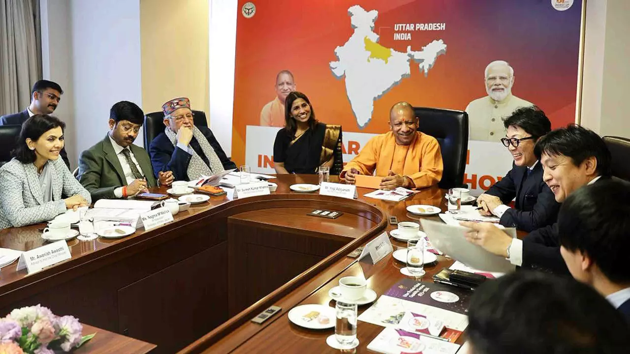 Yogi Adityanath in Japan