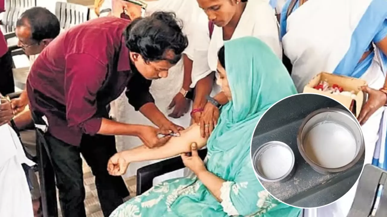 Rajamundhry milk adulteration is raising a controversy