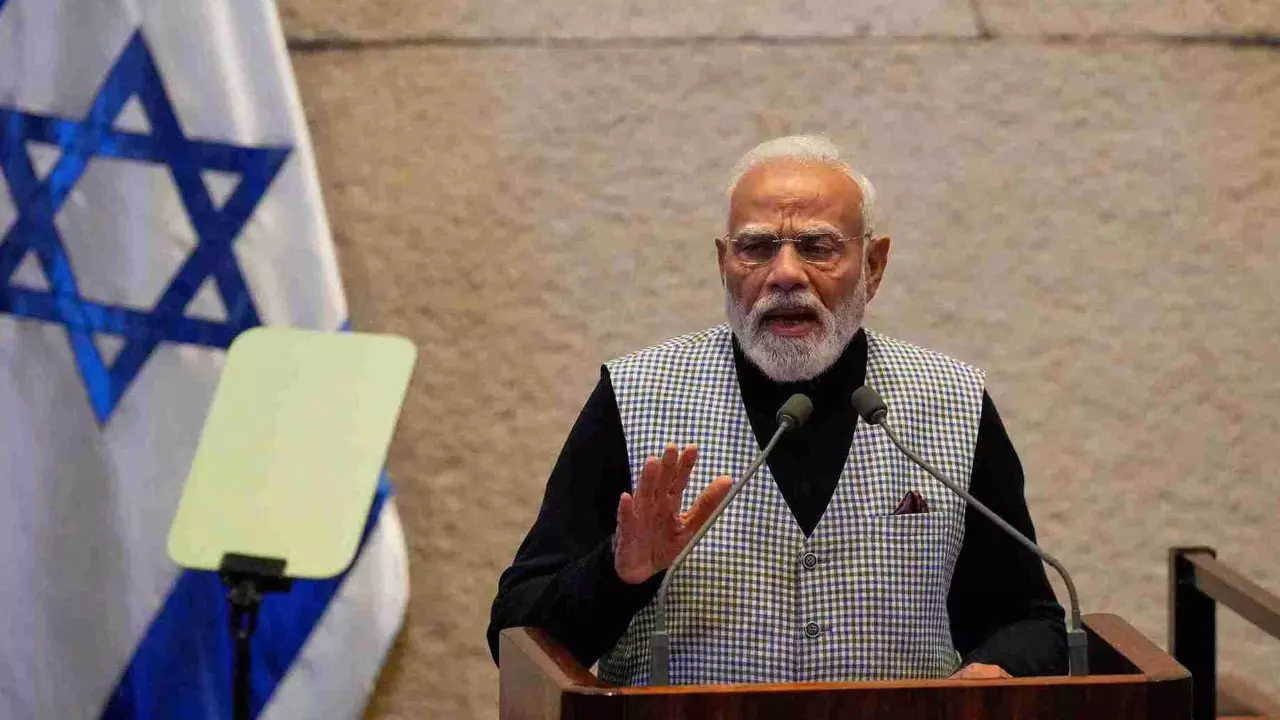 Modi at Knesset