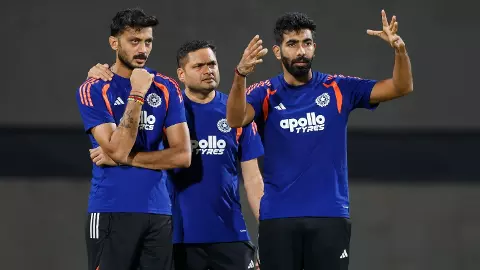 Jasprit Bumrah, Axar Patel Jasprit Bumrah, Axar Patel
