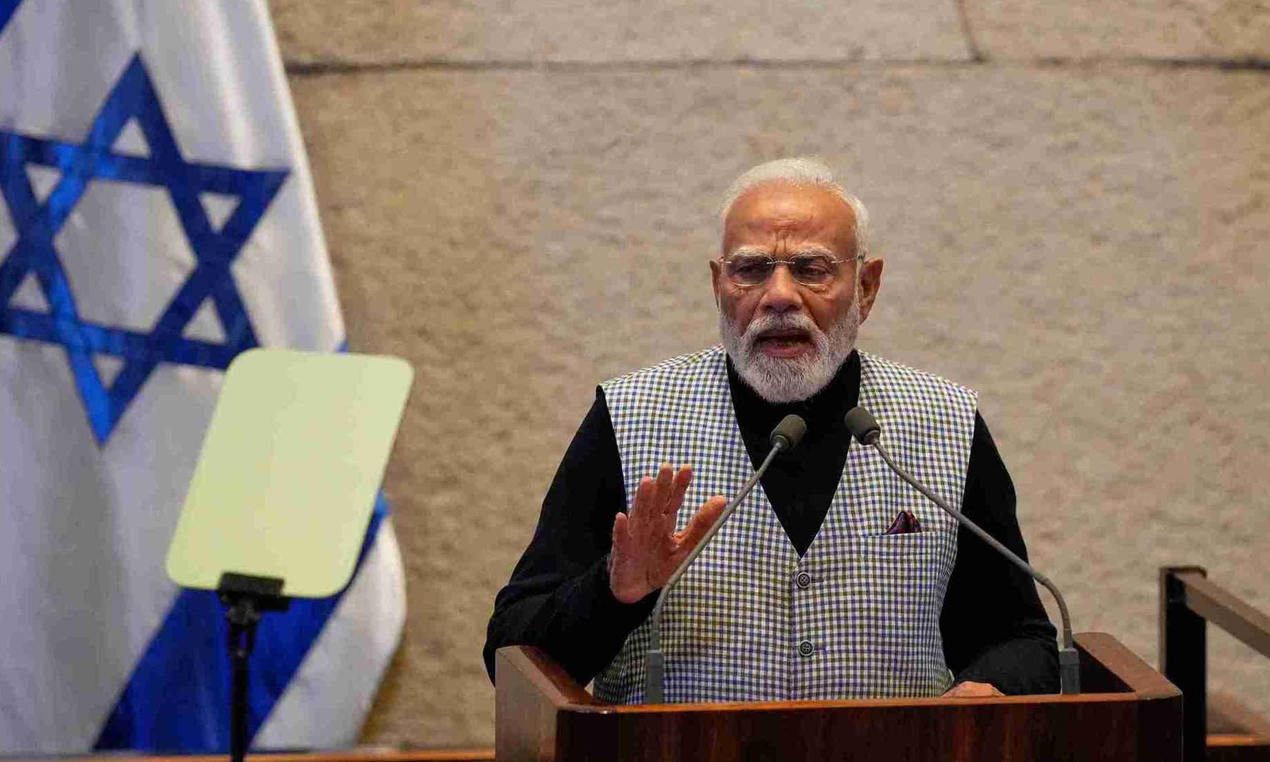 Modi makes historic Knesset address: ‘We feel your pain, we share your grief’