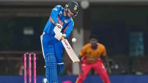 T20 WC: Abhishek, Hardik fifties fire India to 256/4 against Zimbabwe