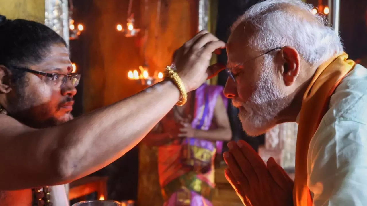 Modis Madurai rally and Thirupparankundram visit