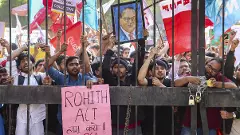 JNU student protesters