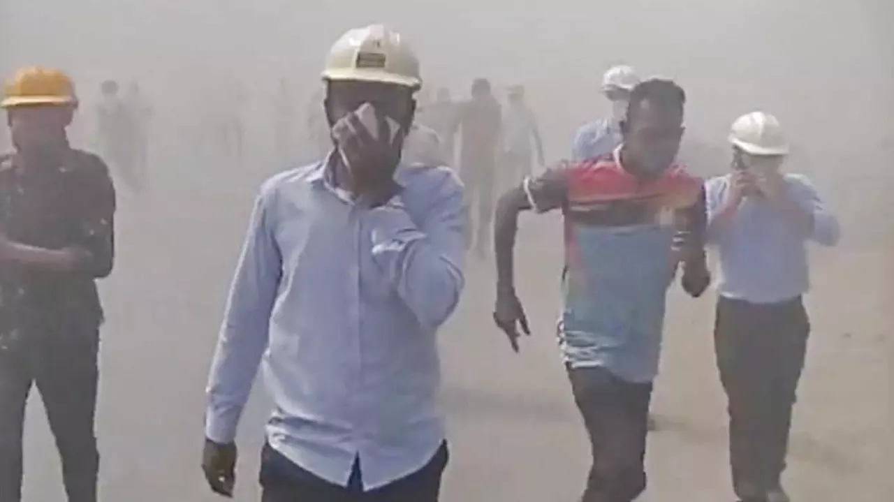 gas leak from chemical unit in Boisar MIDC, Palghar district