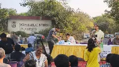 JNUTA Protest is happening Brinda Karat