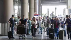 travellers from the Gulf arriving at Mumbai airport
