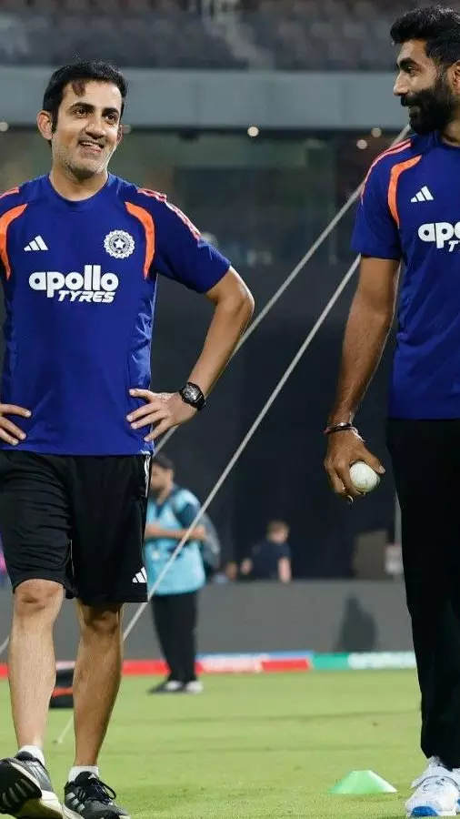 Gautam Gambhir, Jasprit Bumrah Gautam Gambhir, Jasprit Bumrah