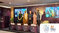 Global AI experts speak at India AI Impact Summit discussing ethical AI development and regulation.