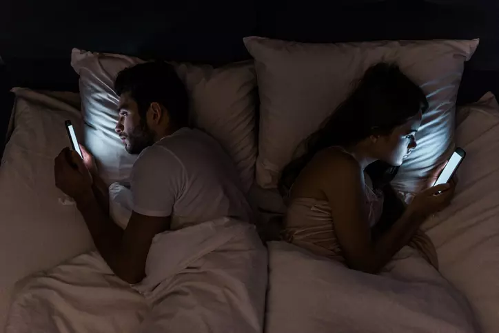 Ironically, we turn to the screen to relax after work, to drift off to sleep. And end up wide awake. Photo: iStock