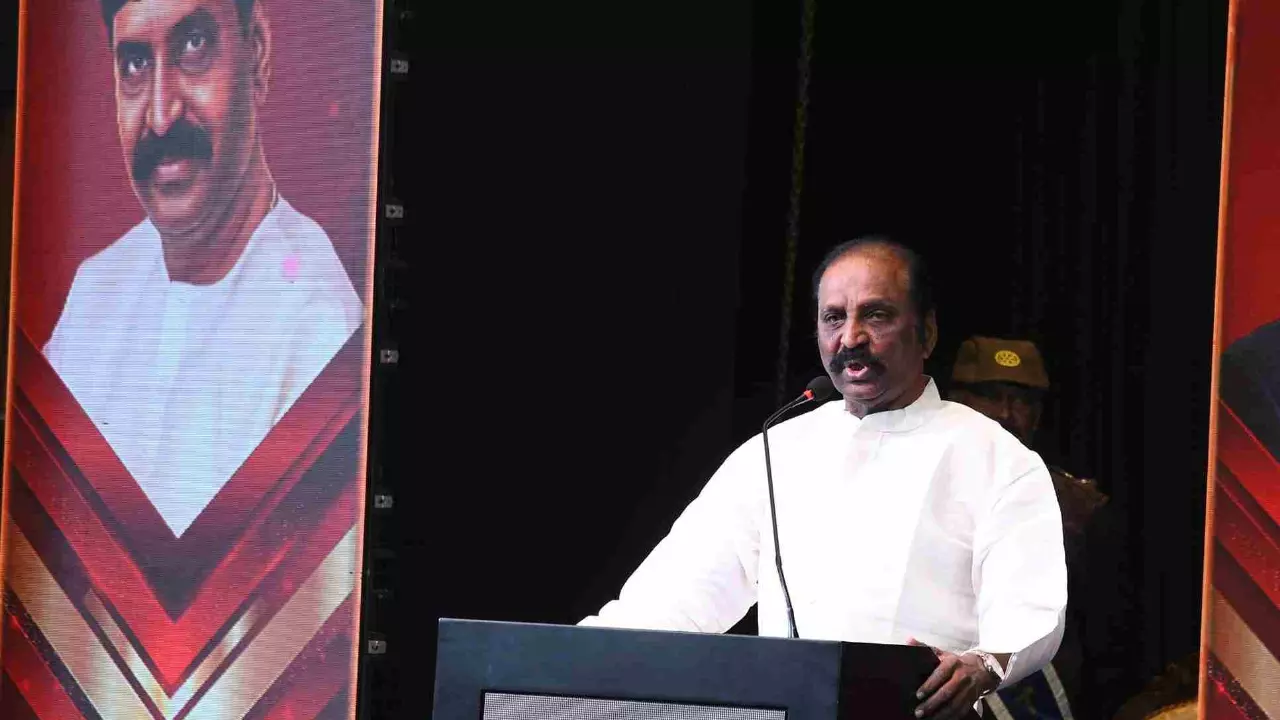 Tamil poet-lyricist R Vairamuthu conferred 2025 Jnanpith Award