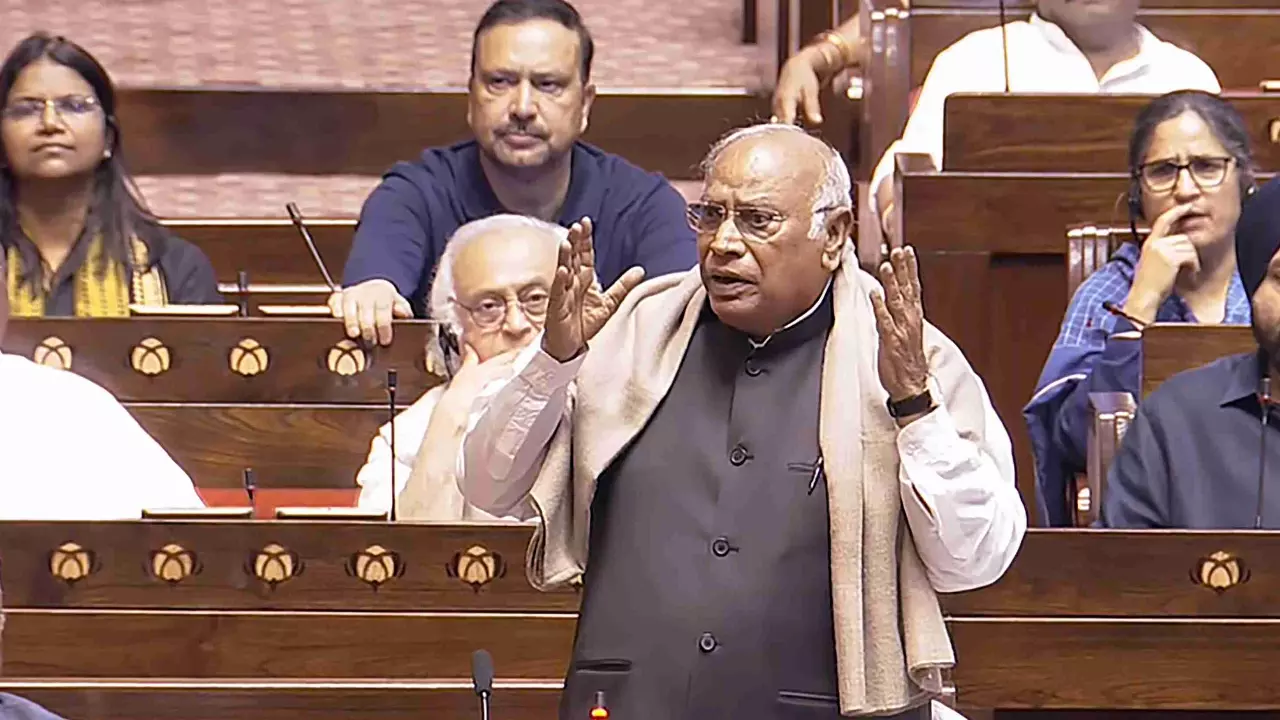Leader of Opposition in Rajya Sabha Mallikarjun Kharge