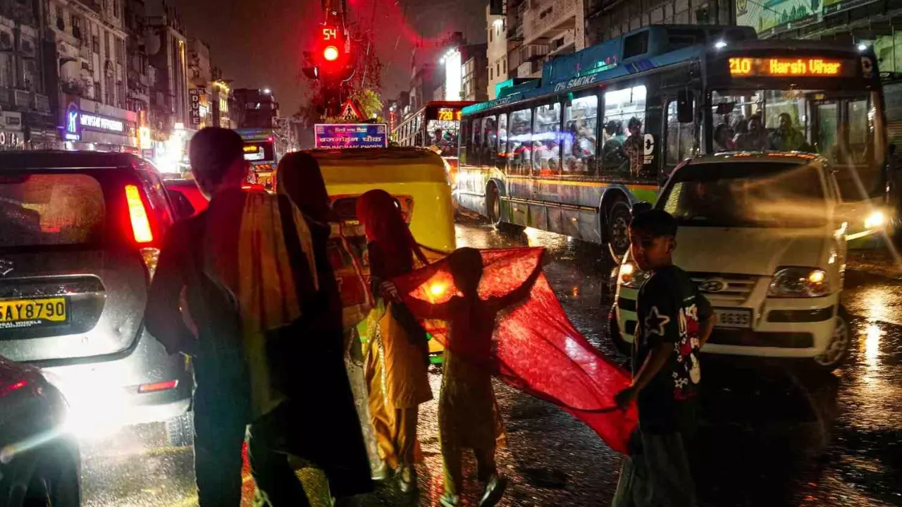 rain in Delhi