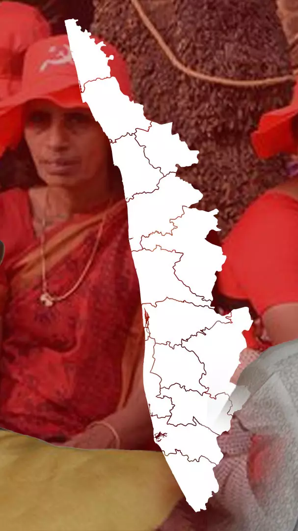 From K R Gowri Amma (right)  KK Shailaja (left)